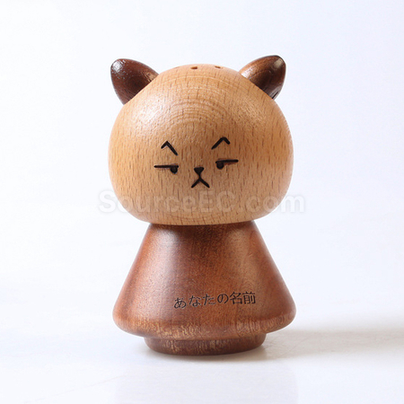礼品订购Lucky猫扩香木广告