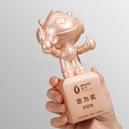 礼品订购企业造型树脂奖座广告