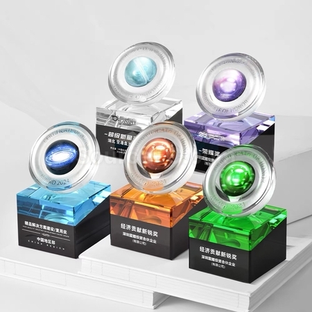 水晶奖座