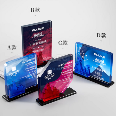 礼品订购创意水晶奖杯广告