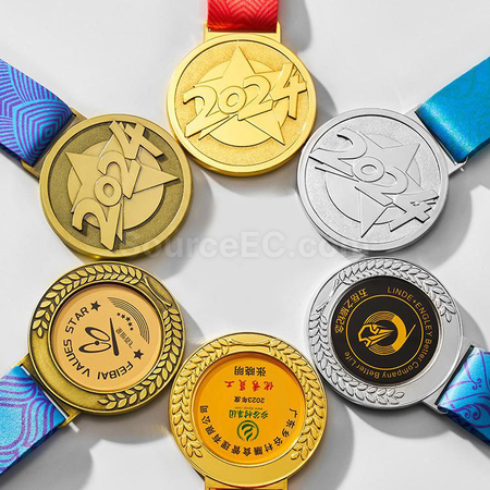 礼品订购2024金属奖牌广告