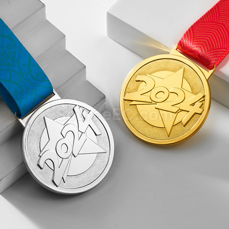 礼品订购2024金属奖牌广告