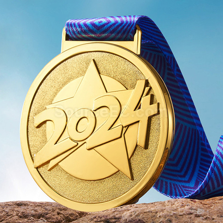 礼品订购2024金属奖牌广告