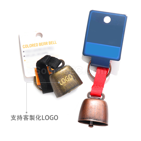礼品订购户外徒步熊铃bell背包挂件广告
