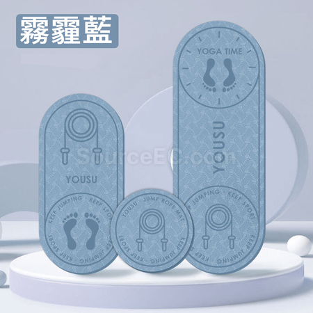 礼品订购 圆形减震瑜伽垫广告