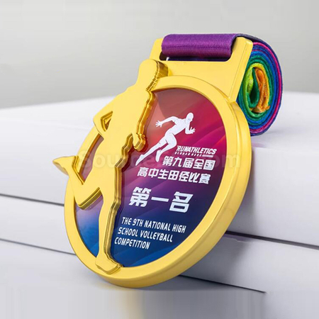 礼品订购跑步金属奖牌广告