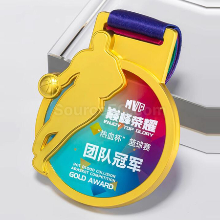 礼品订购篮球金属奖牌广告