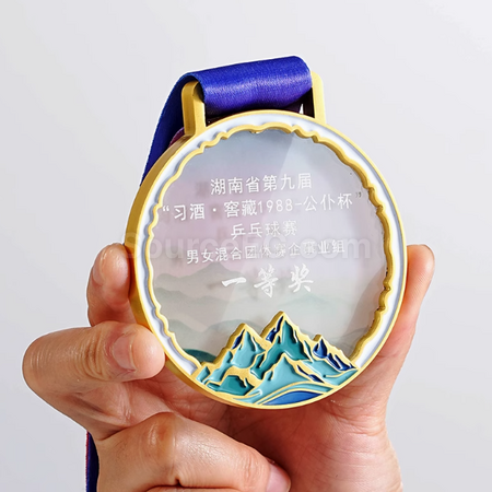 礼品订购金属奖牌广告
