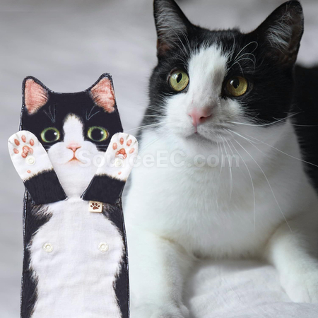 礼品订购创意逼真狗狗猫咪可悬挂擦手巾广告