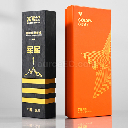 礼品订购砚石金属奖座广告