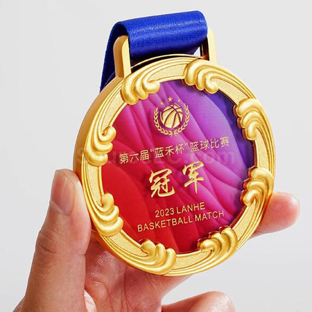 礼品订购海浪金属奖牌广告