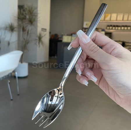 礼品订购不锈钢筷子勺子套装广告