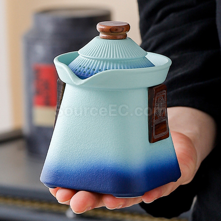 礼品订购旅行茶具套装广告
