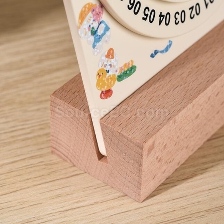 礼品订购简约转盘万年历广告