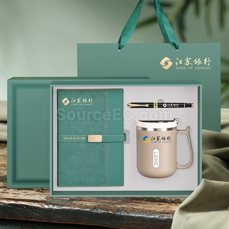 礼品订购笔记本咖啡杯礼品套装广告