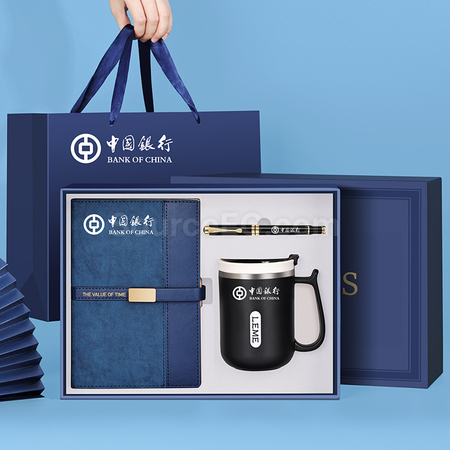礼品订购笔记本咖啡杯礼品套装广告