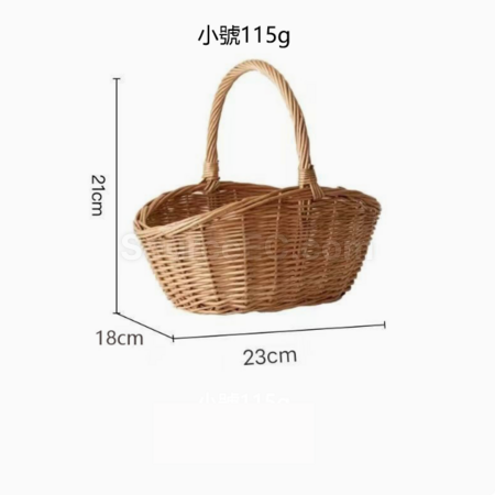 礼品订购手工编织手提篮广告