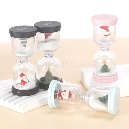 礼品订购定制圣诞节沙漏计时器广告