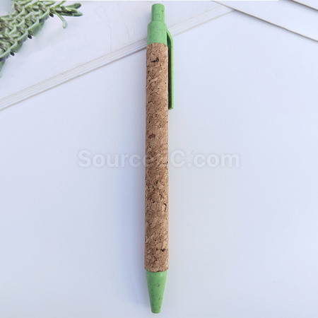 礼品订购环保软木广告笔广告