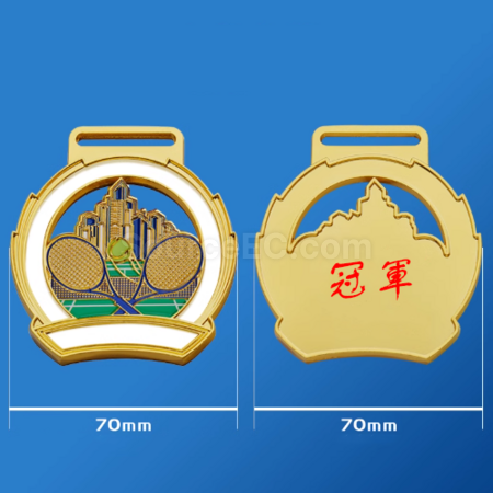 礼品订购网球奖牌广告