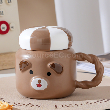 礼品订购可爱动物马克杯广告