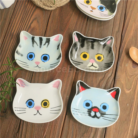 礼品订购猫咪豉油碟广告