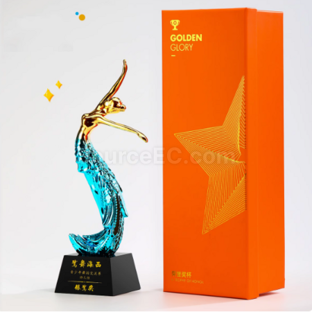 礼品订购舞蹈奖座广告
