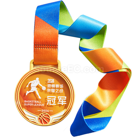 礼品订购篮球金属奖牌广告