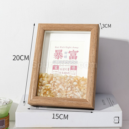 礼品订购创意玉石水晶相框广告