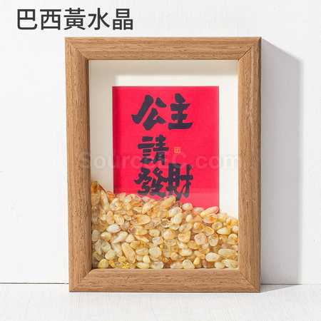 礼品订购创意玉石水晶相框广告