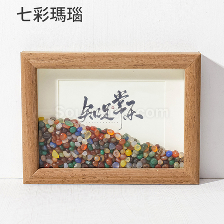 礼品订购创意玉石水晶相框广告