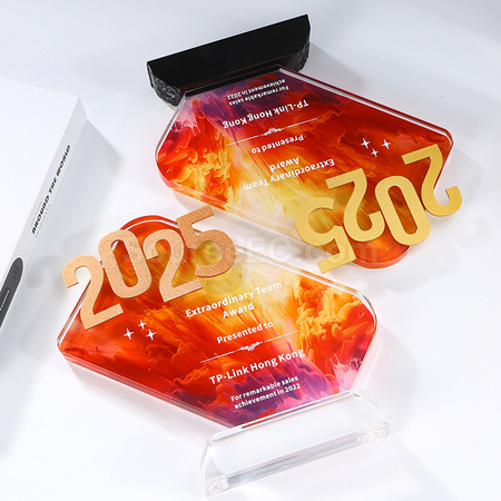 礼品订购2025水晶奖座广告