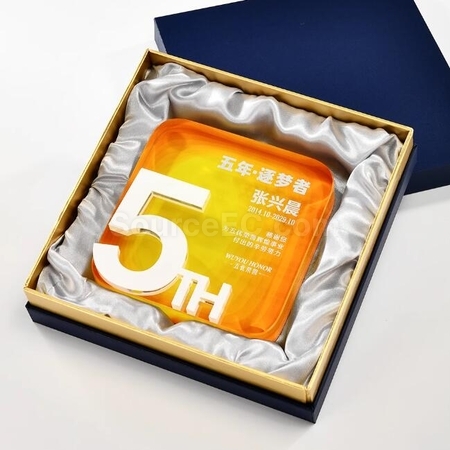 礼品订购水晶奖座广告