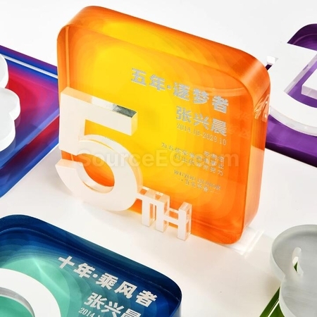 礼品订购水晶奖座广告