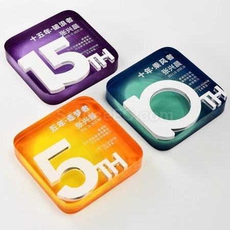礼品订购水晶奖座广告