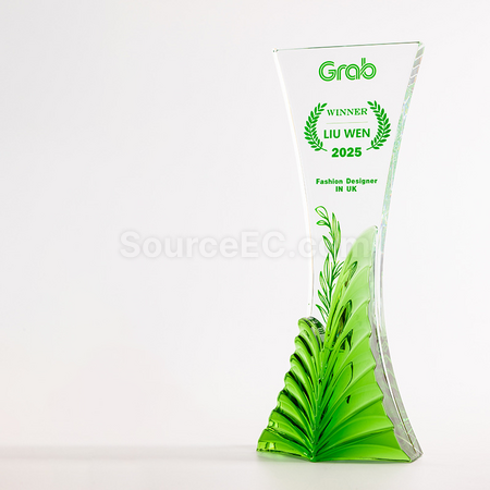 礼品订购水晶奖座广告