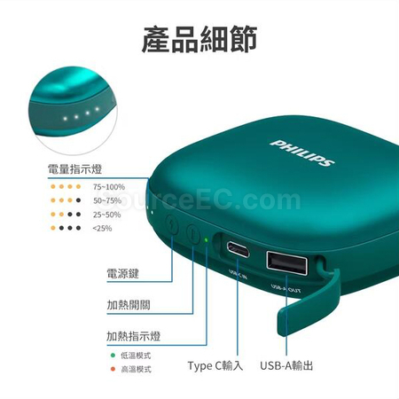 礼品订购PHILIPS 暖手宝充电宝广告