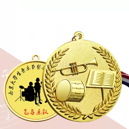 礼品订购浮雕音乐奖牌广告