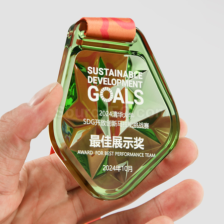 礼品订购水晶奖牌广告
