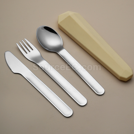 礼品订购便携不锈钢餐具广告