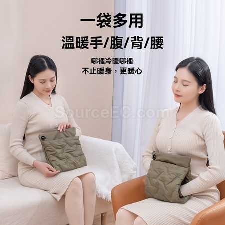 礼品订购羽绒棉暖手袋广告