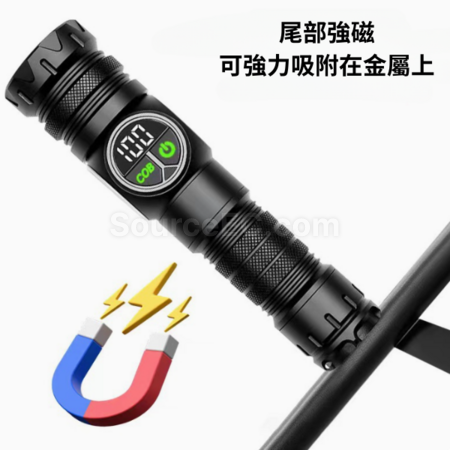 礼品订购LED多功能强光手电筒广告