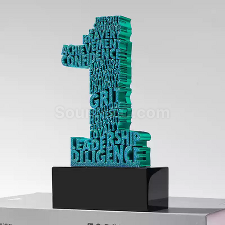 礼品订购3D数字奖座广告