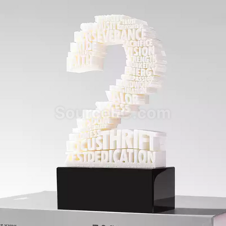 礼品订购3D数字奖座广告