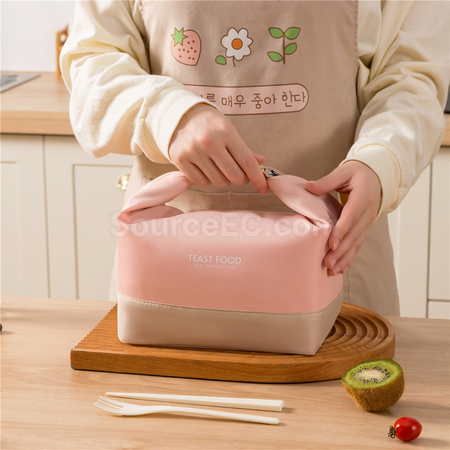 礼品订购斜跨手提便当袋广告