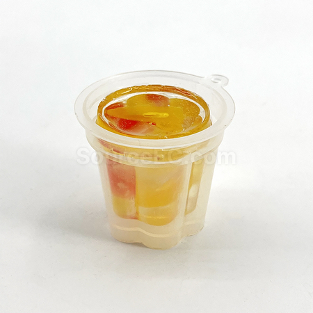 礼品订购仿真果冻布丁捏捏乐广告