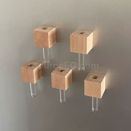 礼品订购磁吸冰箱贴水培小花瓶广告