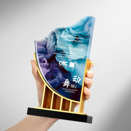 礼品订购创意水晶奖座广告