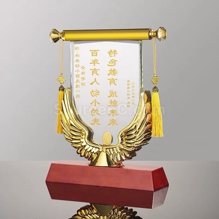 礼品订购水晶奖座广告