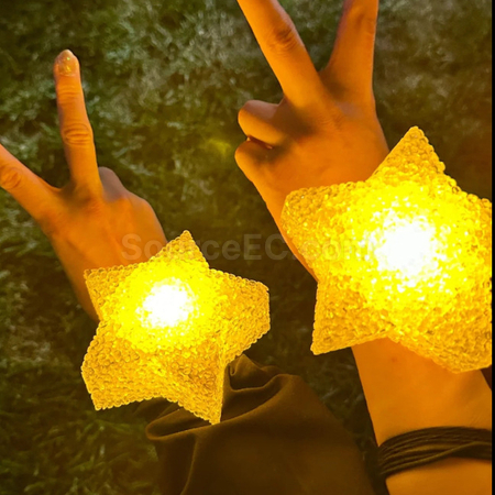 礼品订购星星发光手环广告